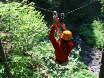 Lanové centrum - Tarzánie